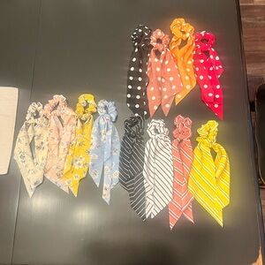Scrunchies with bows